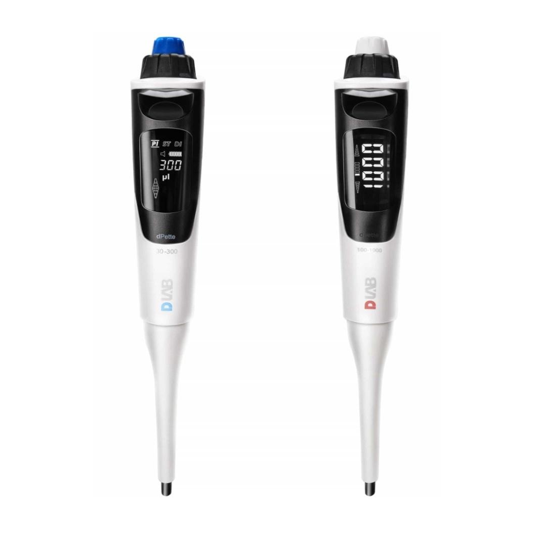 D-Lab™ dPette+, Multifunction Electronic pipettes, Single-channel Adjustable Volume, 30 - 300 μl