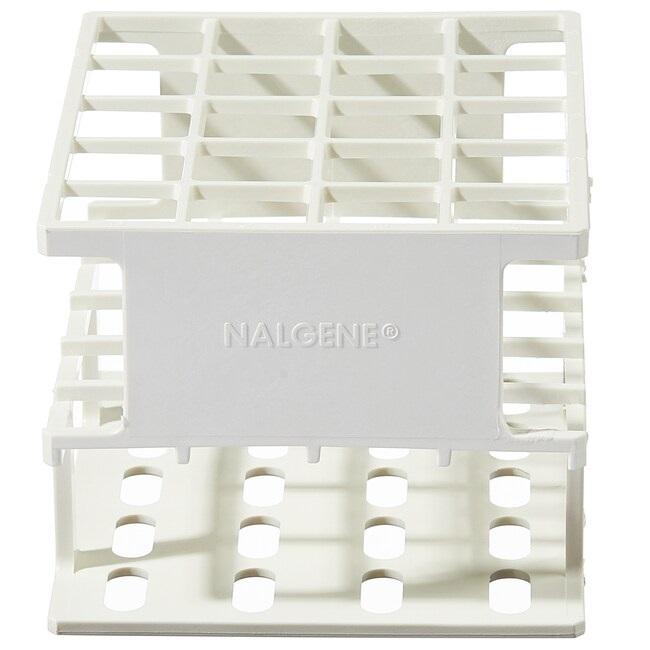 Nalgene™ Unwire™ Half-Racks: Resmer™ Manufacturing Technology, 30mm Tubes, White, Case of 8