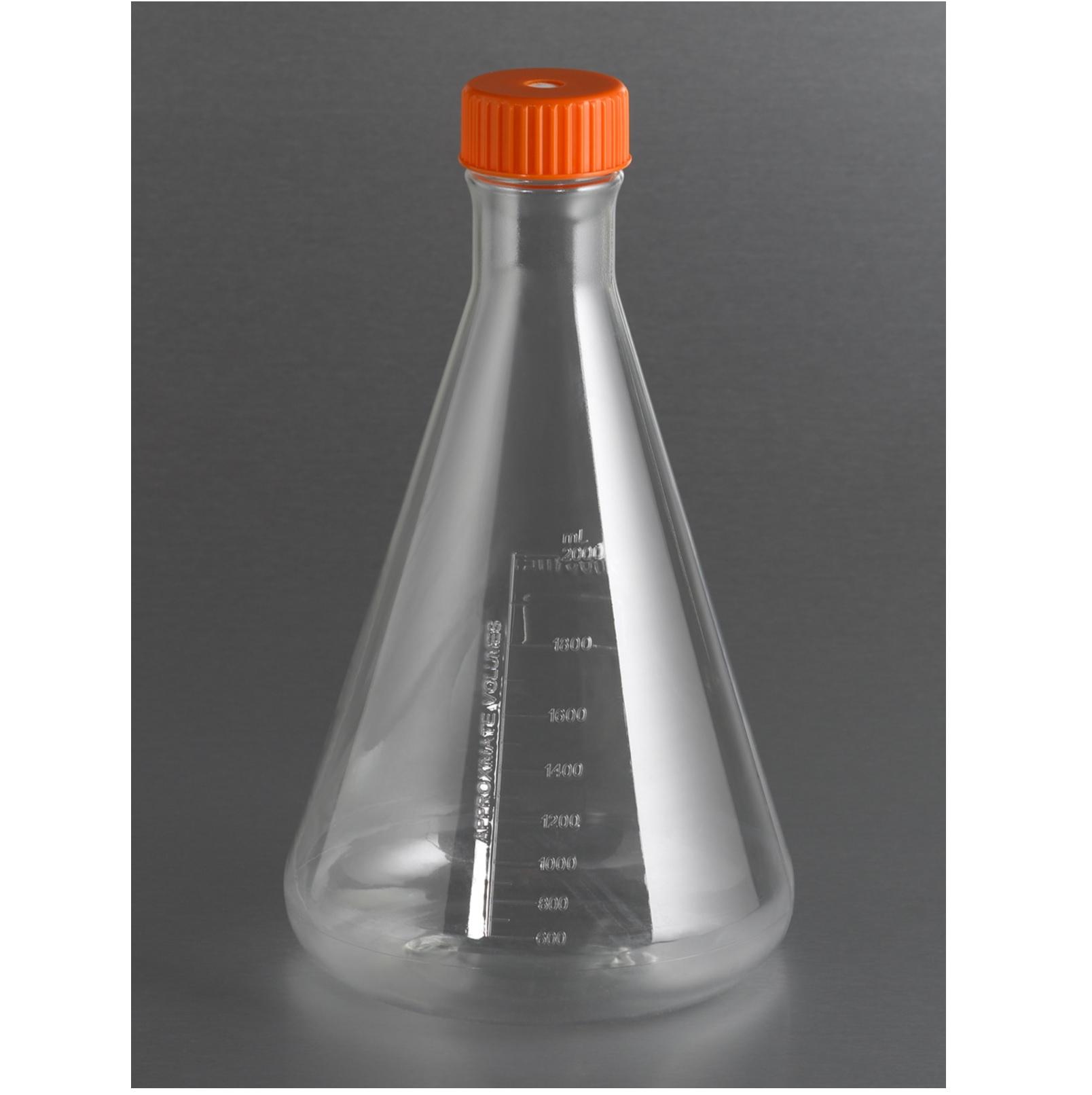 Corning® Polycarbonate Erlenmeyer Flask with Vent Cap, 1L