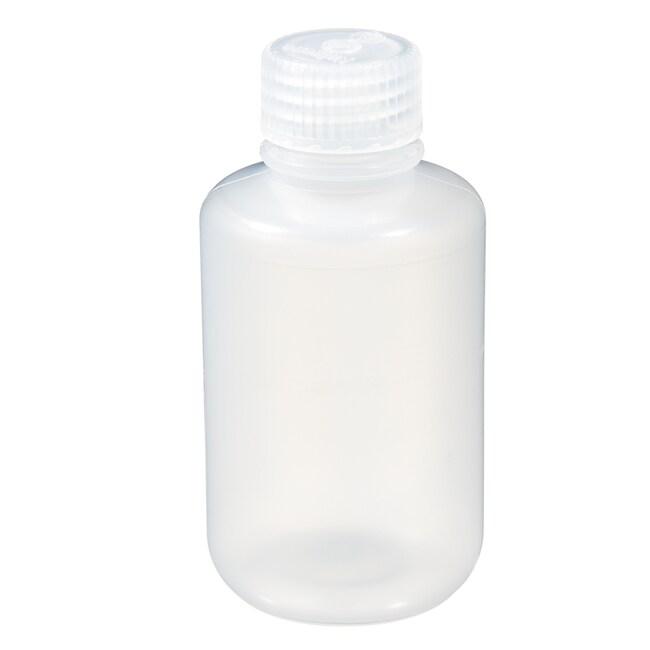 Nalgene™ Narrow-Mouth PPCO Economy Bottles with Closure, 125 mL