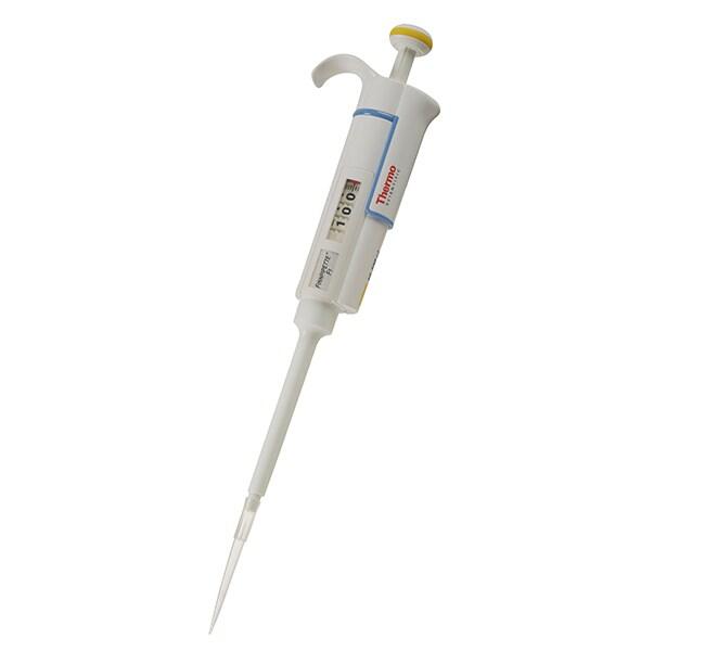 Finnpipette™ F1 Variable Volume Pipettes, 10 to 100 μL, Yellow