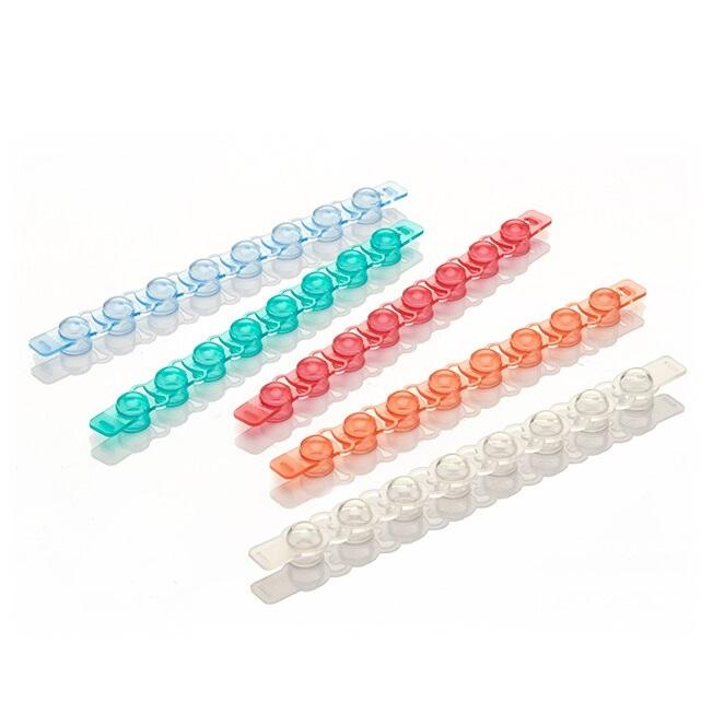 Applied Biosystems™ MicroAmp™ 8-Cap Strip, assorted colors