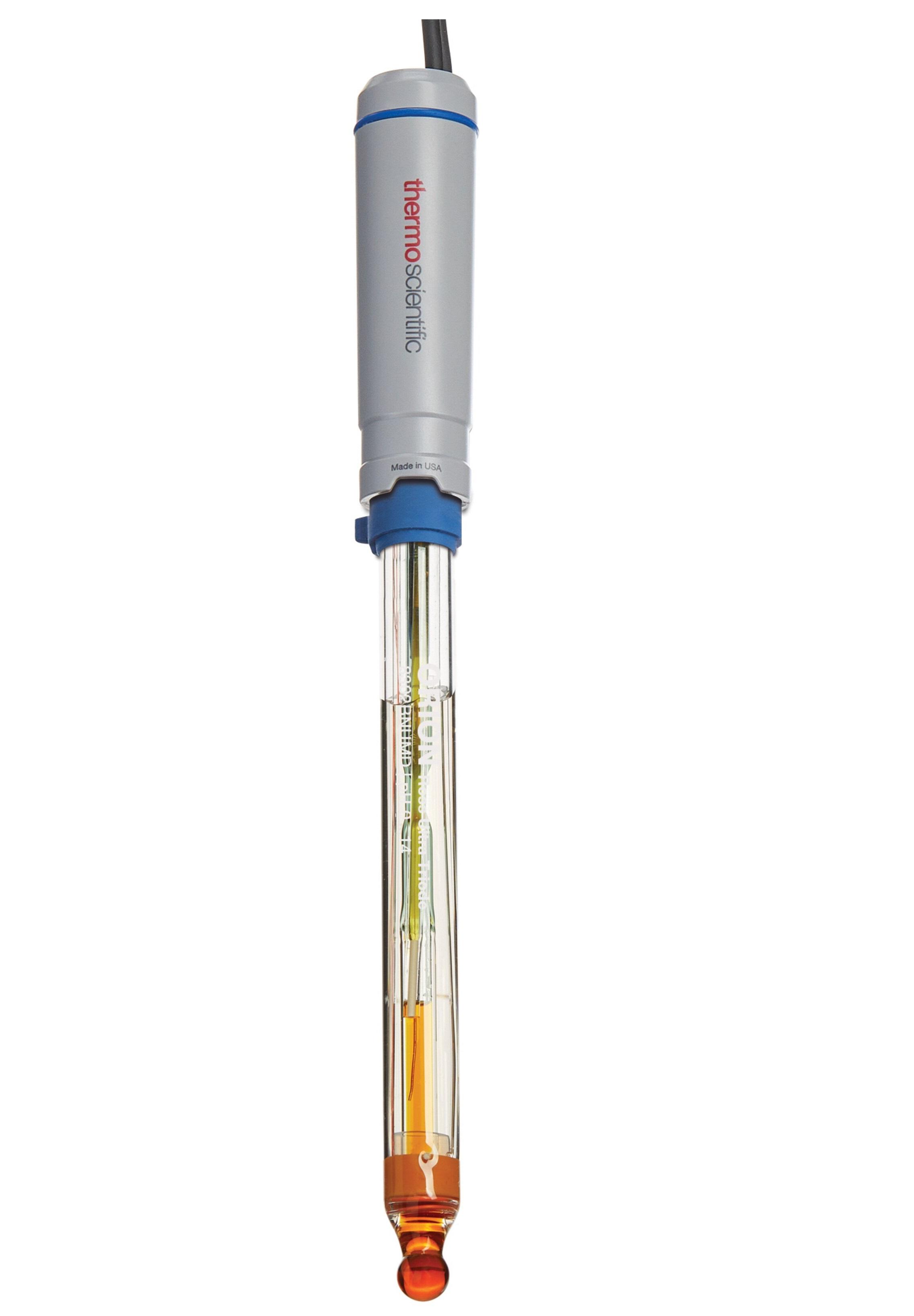 Thermo Scientific™ Orion™ ROSS Ultra™ Glass Triode™ pH/ATC Combination Electrodes, BNC Waterproof,  8-pin MiniDIN