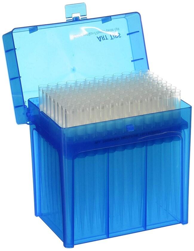 ART™ Barrier Extended Length Pipette Tips, ART Barrier, Filtered, Sterile, Hinged Rack, 1000 μL