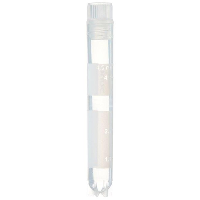 Nunc™ Biobanking and Cell Culture Cryogenic Tubes, 4.5 mL, With Writing Surface, Internal, Case of 1200