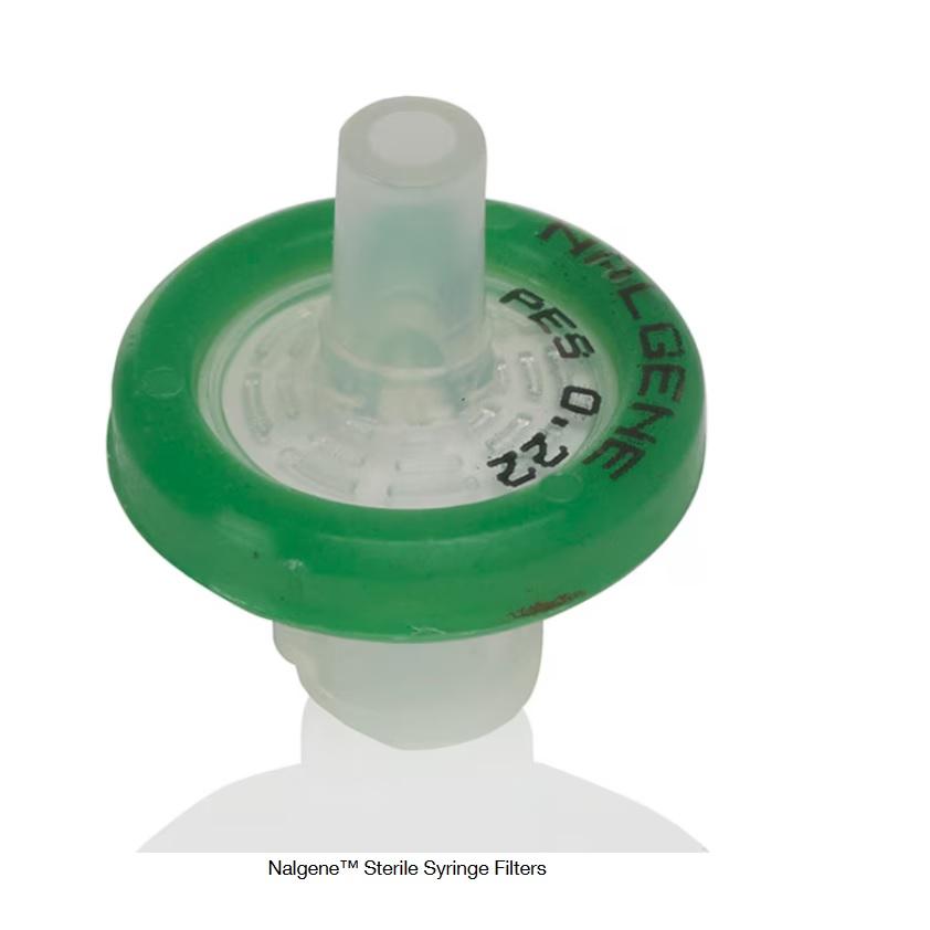 Thermo Scientific™ Nalgene™ Sterile Syringe Filters, Diameter 13 mm, Pore Size 0.2 μm, PES