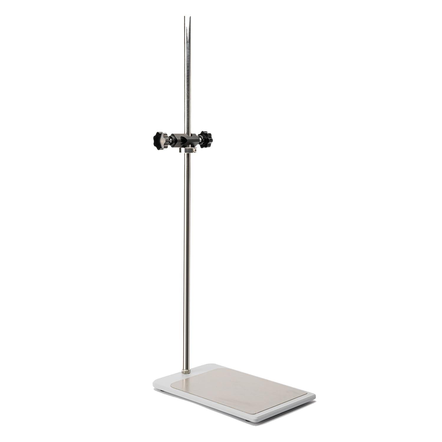 D-Lab Universal plate stand (W x D: 20 x 31cm), including support holder (H: 78 cm) and fixing device Grey