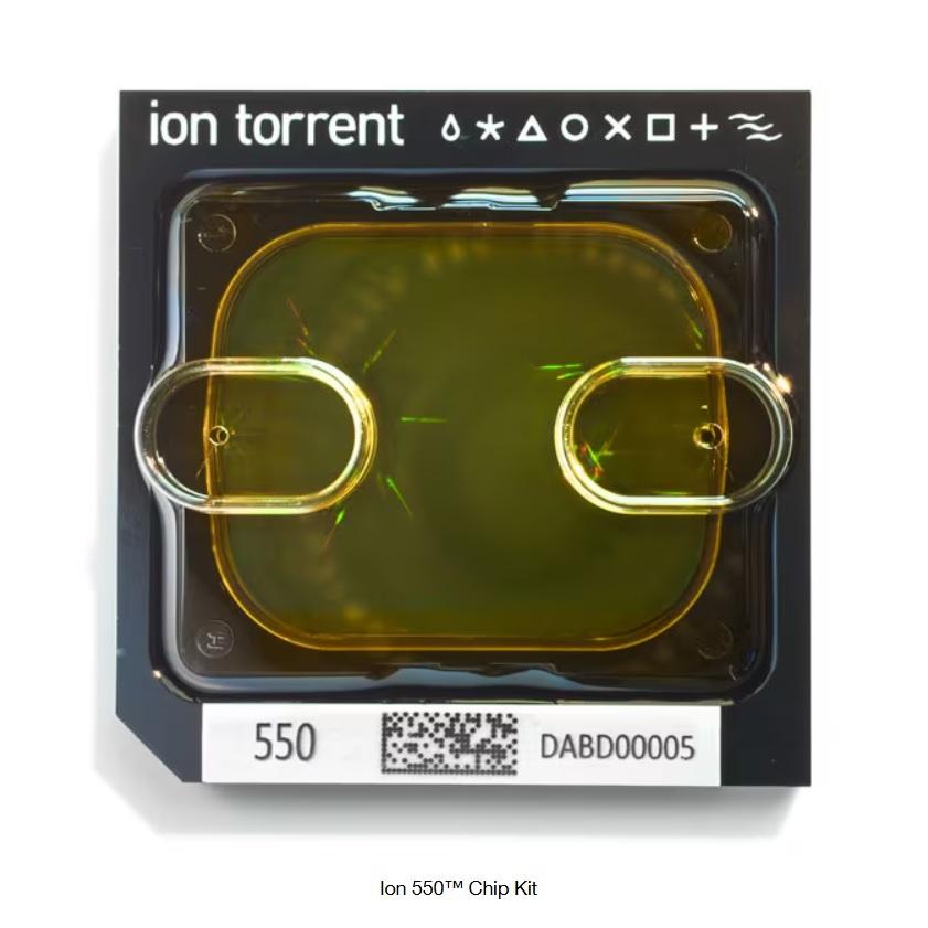 Ion Torrent™ Ion 550™ Chip Kit, 4 Chips