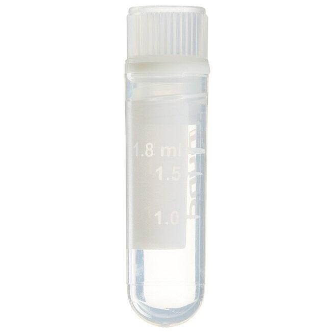 Nunc™ Biobanking and Cell Culture Cryogenic Tubes, 1.8mL, With Writing Surface And Screw Cap w/gasket, Internal, Case of 2000