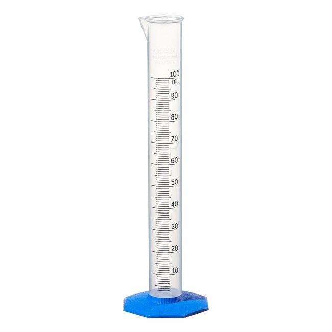 Nalgene™ Polypropylene Graduated Cylinders, 100 mL, Case of 12