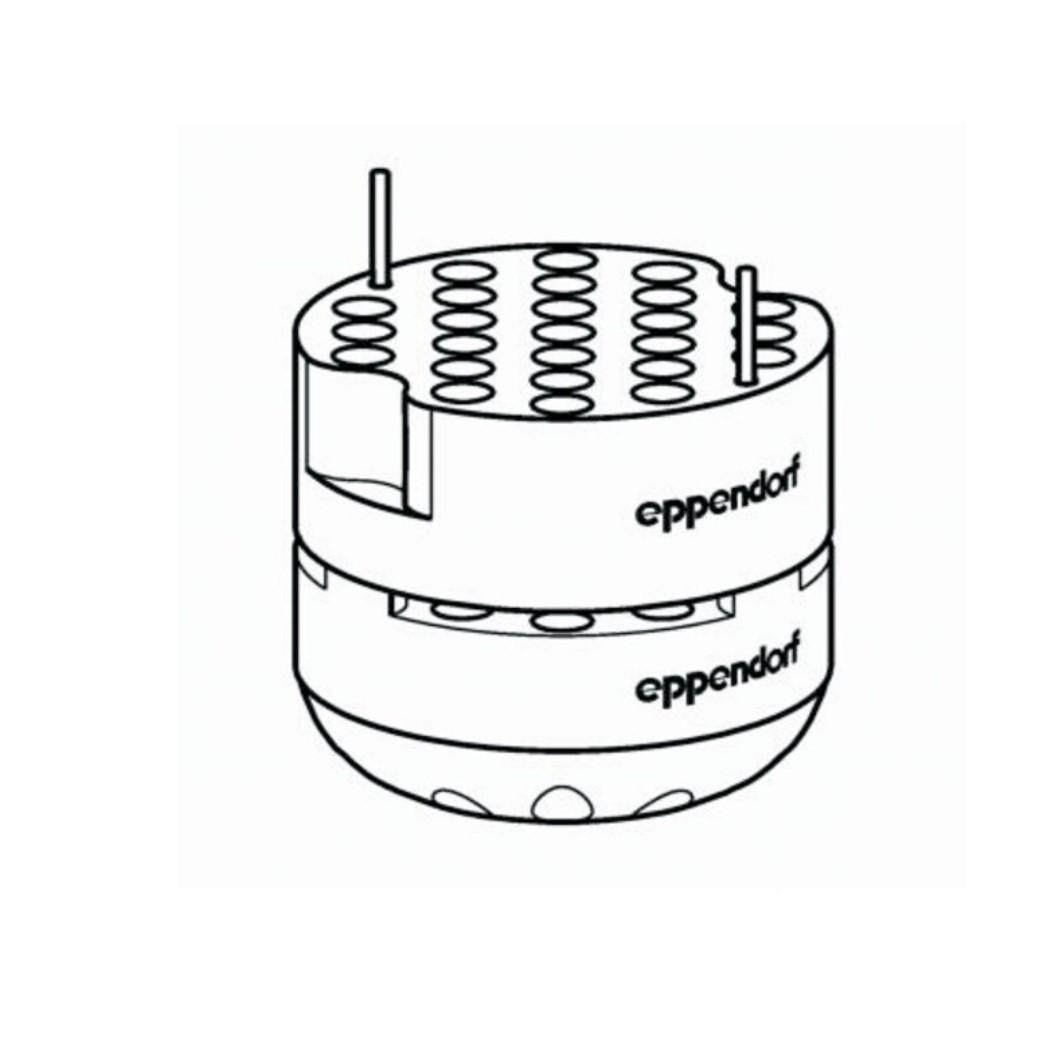 Eppendorf Adapter, For 14 Eppendorf Tubes® 5.0 mL and 15 mL Conical Tubes, for Rotor S-4-104, Rotor S-4x1000 round buckets and Rotor S-4x750