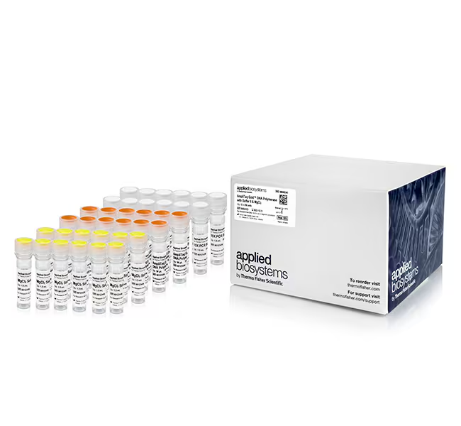 Applied Biosystems™ AmpliTaq Gold™ DNA Polymerase with Buffer II and MgCl2, 3000